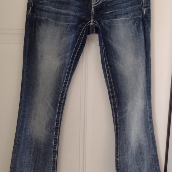 NWOT MISS ME JE5836B7R BOOTCUT SIZE 28 WITH BLING 💞💞💞💞 - Picture 4 of 15